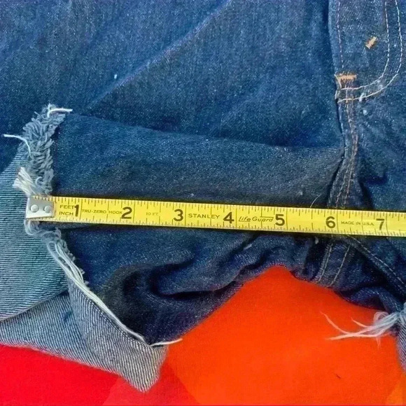 VTG Levis Orange Tab Women’s Cut Off Shorts Size Size 40” Made USA. - Picture 9 of 11